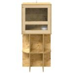 Terrarium Colonne OSB – 40 x 40 x 90 cm – vue 8