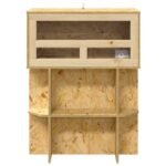 Terrarium Étroit OSB sur Pied – 60 x 30 x 80 cm – vue 8