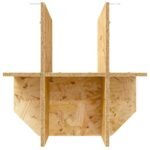 Petit Support de Terrarium OSB – Plateau 40 cm – vue 8