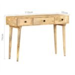 cotes de la console 115 de large 35 de profond 76 de haut