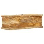 Table basse bois de manguier – Massif, 100x50x35 cm – vue 4