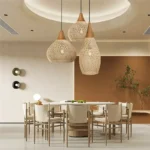 Lustre Rotin Zen Bois Naturel