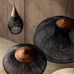 Lustre Rotin Zen Bois Naturel