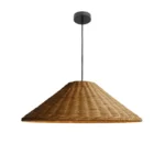Suspension Osier Tricotée Main 40 cm