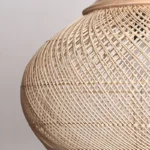 Lustre Rotin Zen Bois Naturel