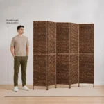 Paravent Rotin Naturel 205 × 180 cm
