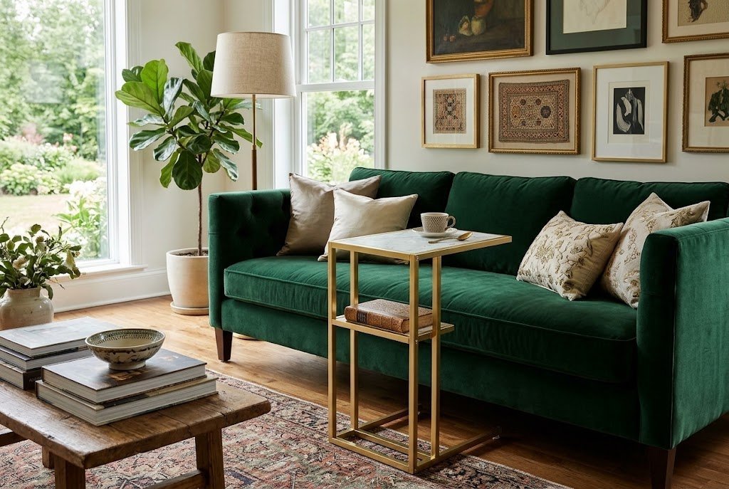 Une table d'appoint élégante